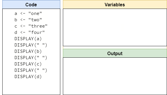 Code Tracing :: CC 110 Textbook