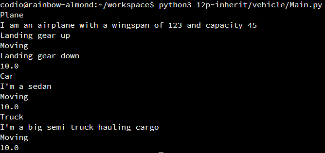 Python Screenshot with Output