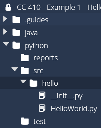 Python Hello File