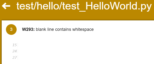 Whitespace in Blank Lines
