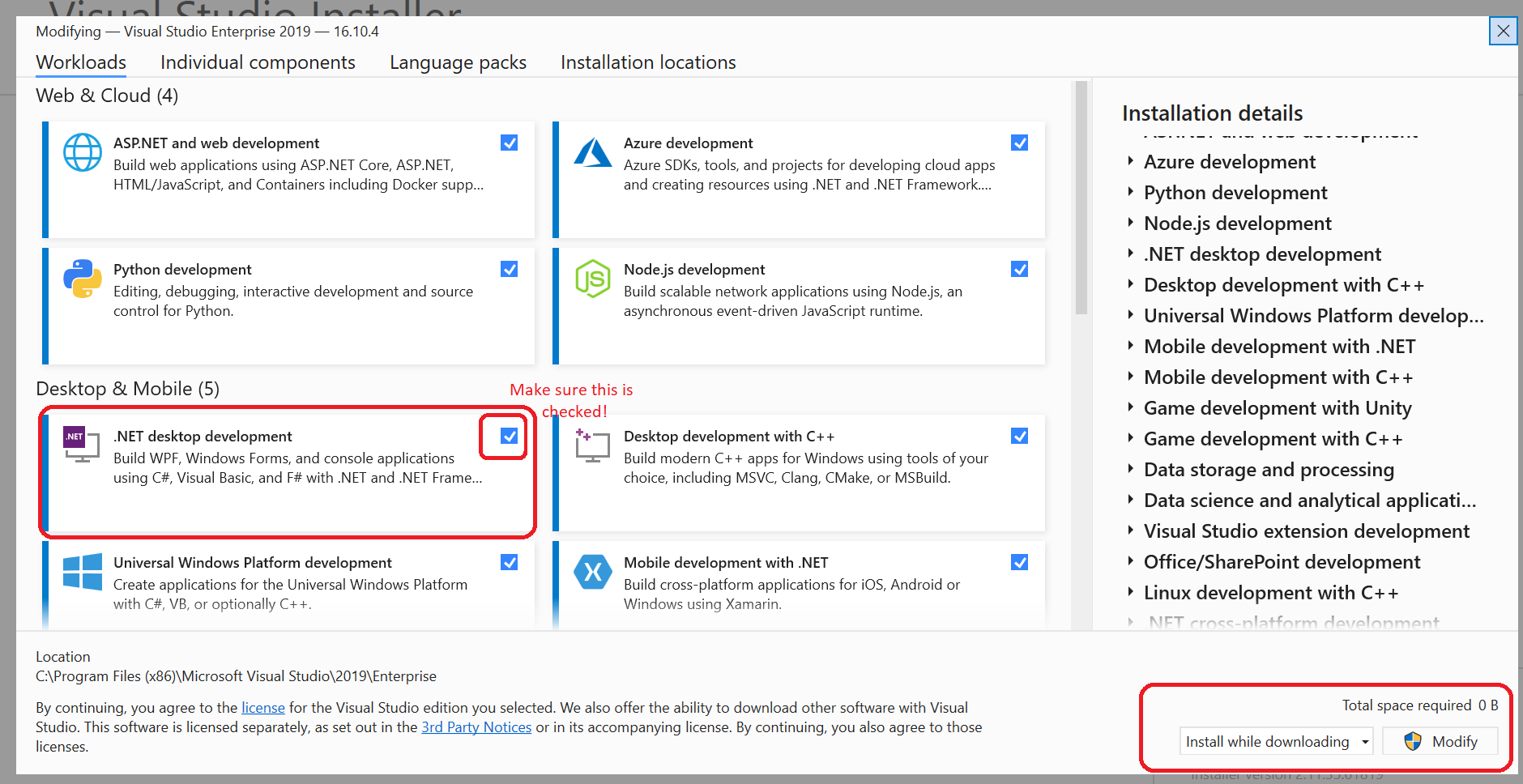 .NET Desktop Development Workflow