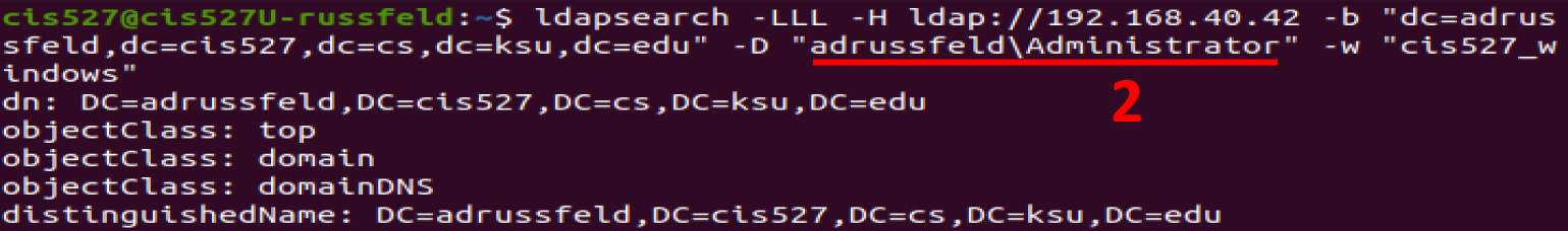 Ubuntu LDAPSearch