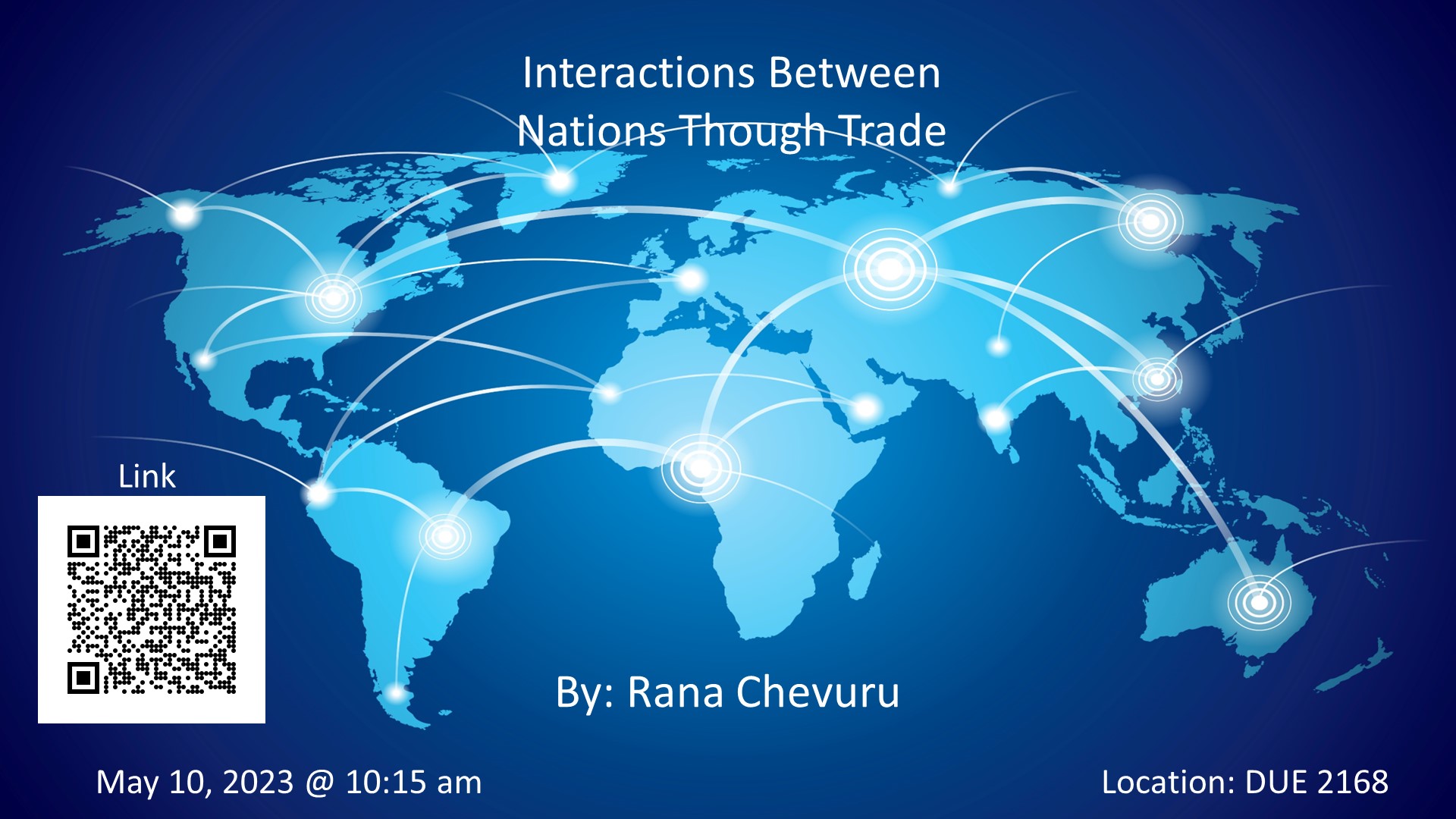 Interactions Between Nations Through Trade