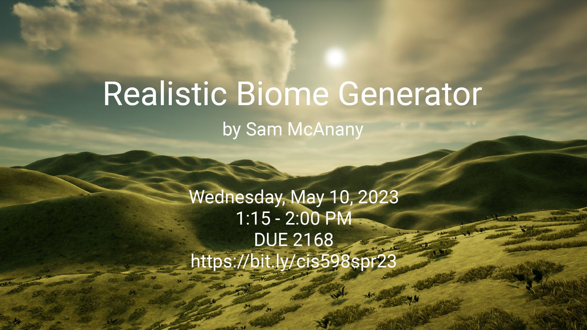 Realistic Biome Generator