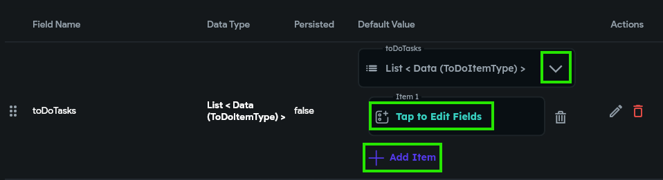 FlutterFlow Add App State Variable Value