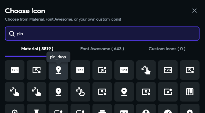 FlutterFlow Map Icon
