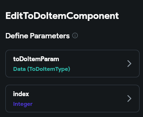FlutterFlow Edit Item Params