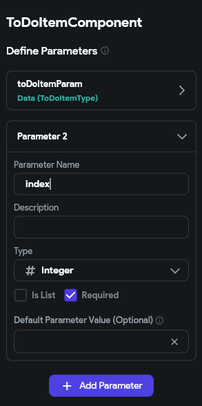FlutterFlow Index Parameter