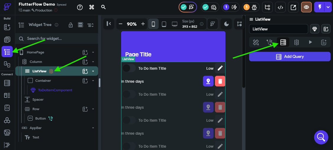 FlutterFlow Backend Query