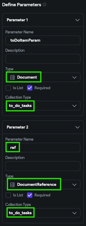 FlutterFlow Update Edit Param
