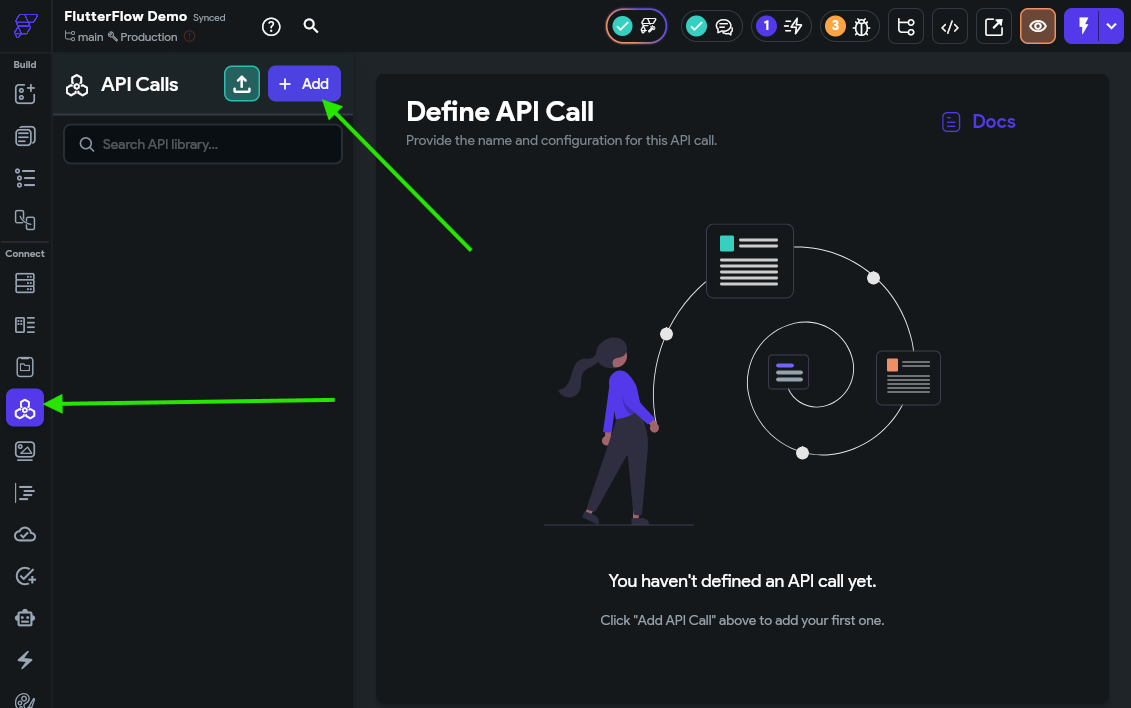 FlutterFlow Add API Call