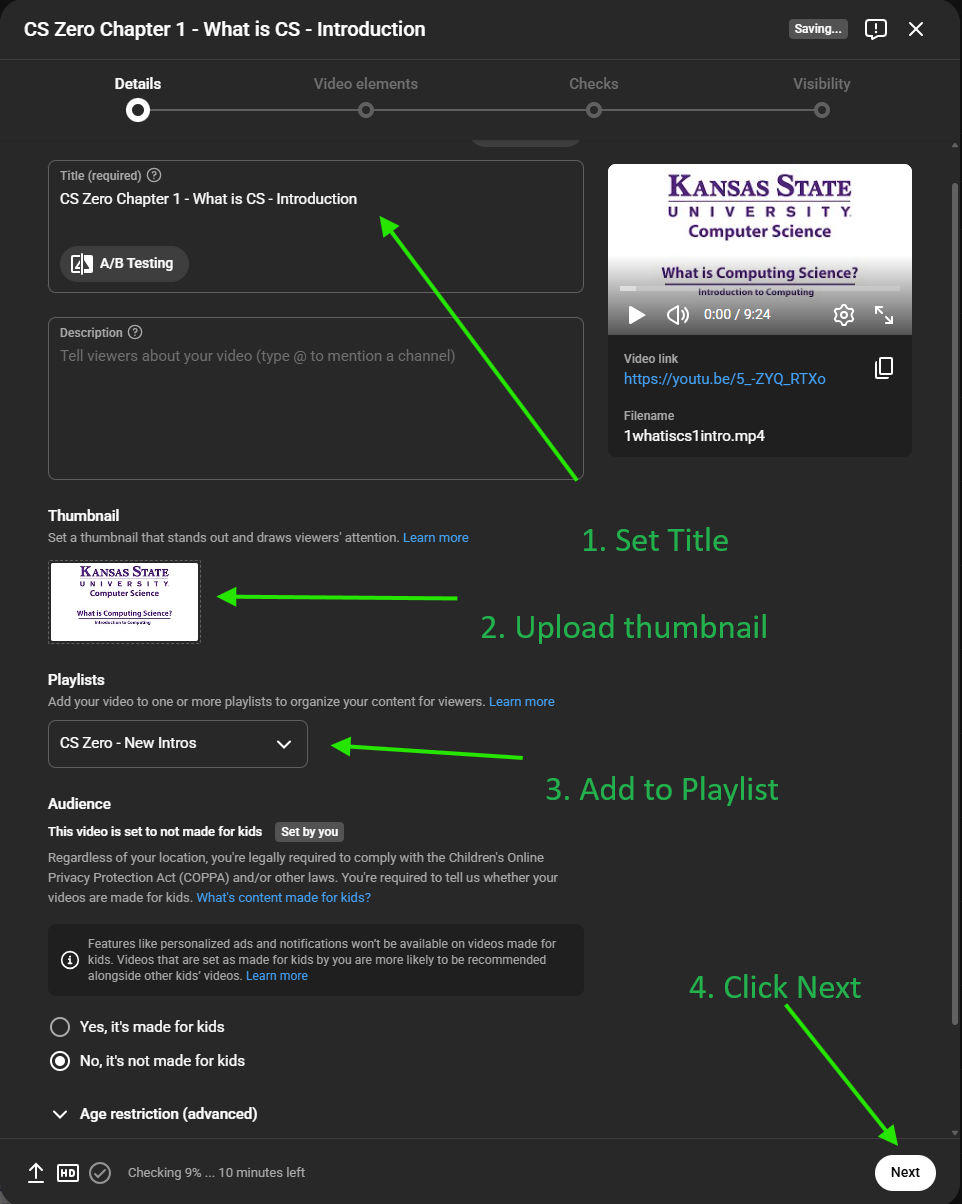 YouTube Edit Page 1