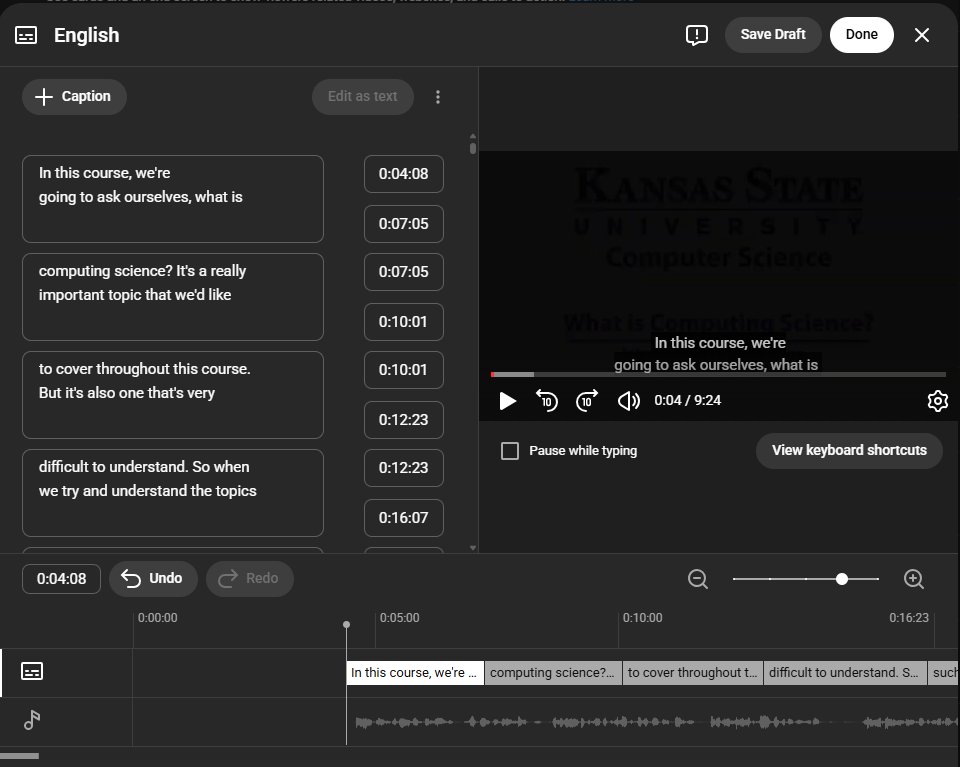 YouTube Edit Page 2