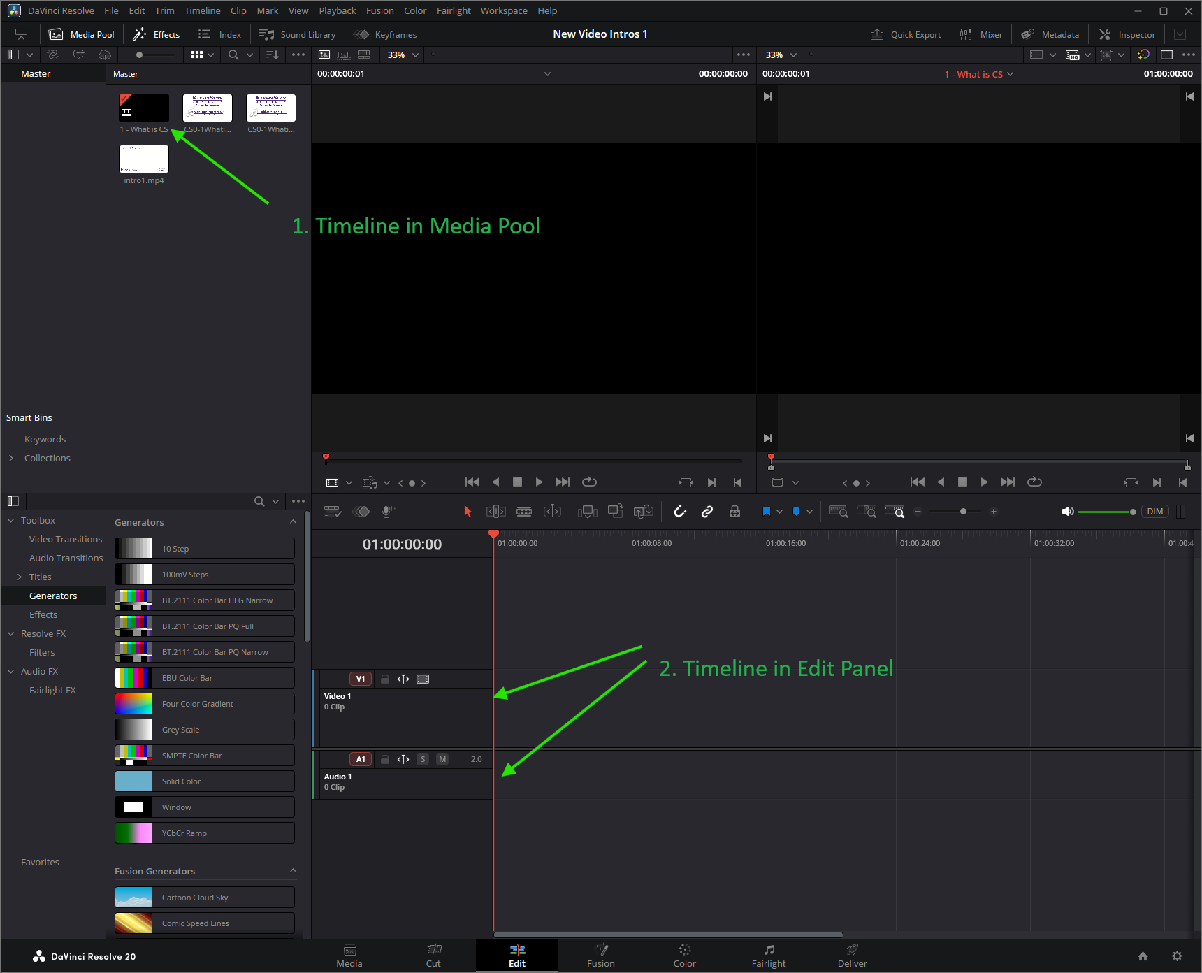 New Timeline View