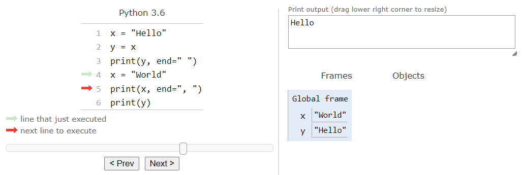 Python Tutor 5