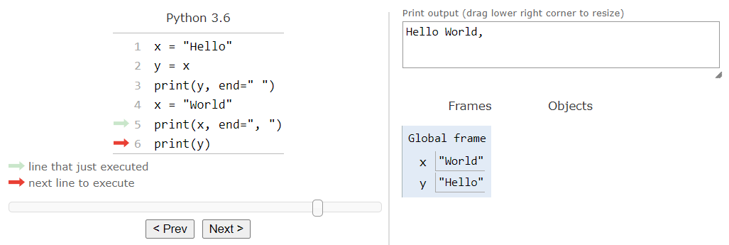 Python Tutor 6