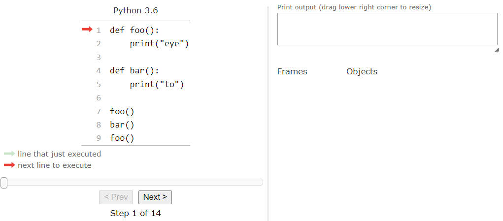 Python Tutor 1