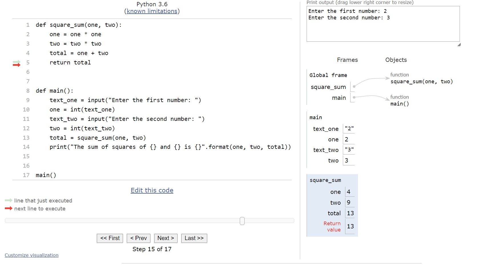 Python Tutor 15