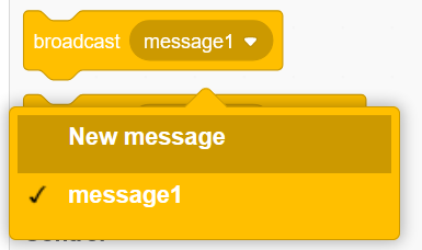 new message option